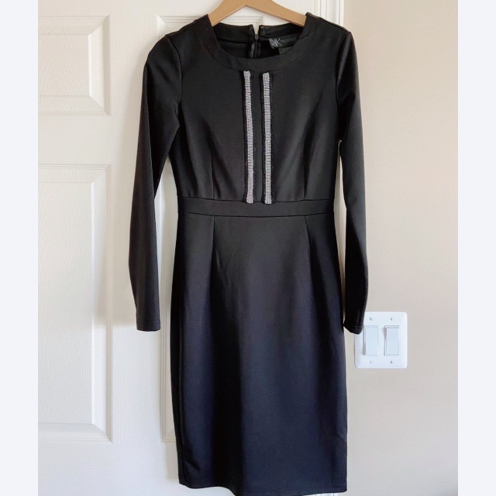 Kim Kardashian Kollection sexy black knee length